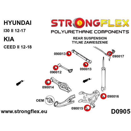 090017A: Hintere Stabibuchse SPORT - Hyundai i30N