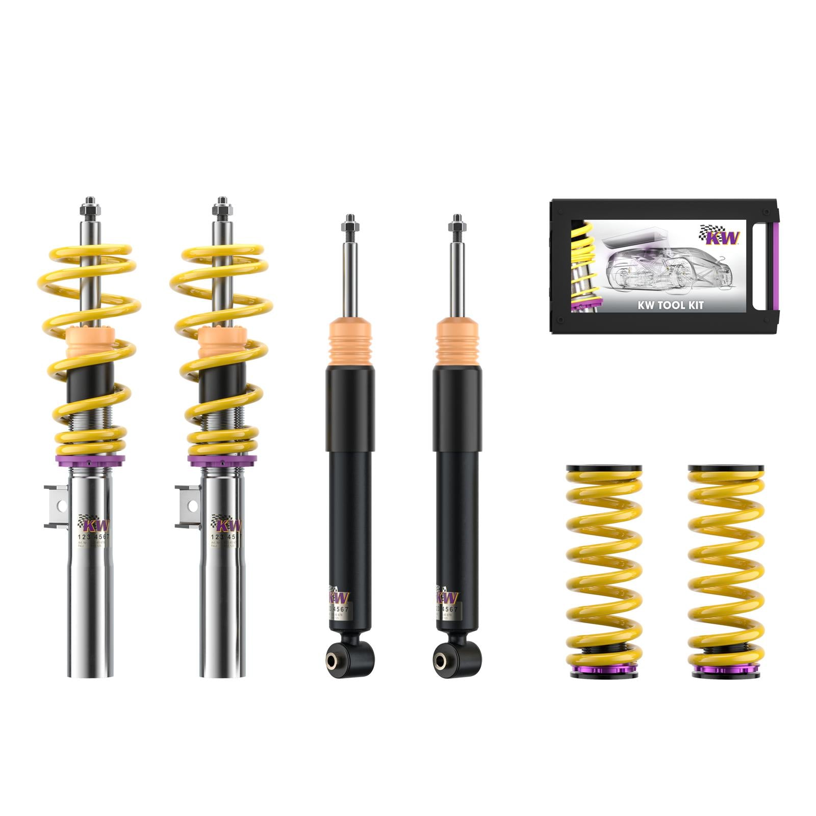 KW Gewindefahrwerk V1 inox (inkl. Stilllegung f. elektr. Dämpfer) - Hyundai i30N