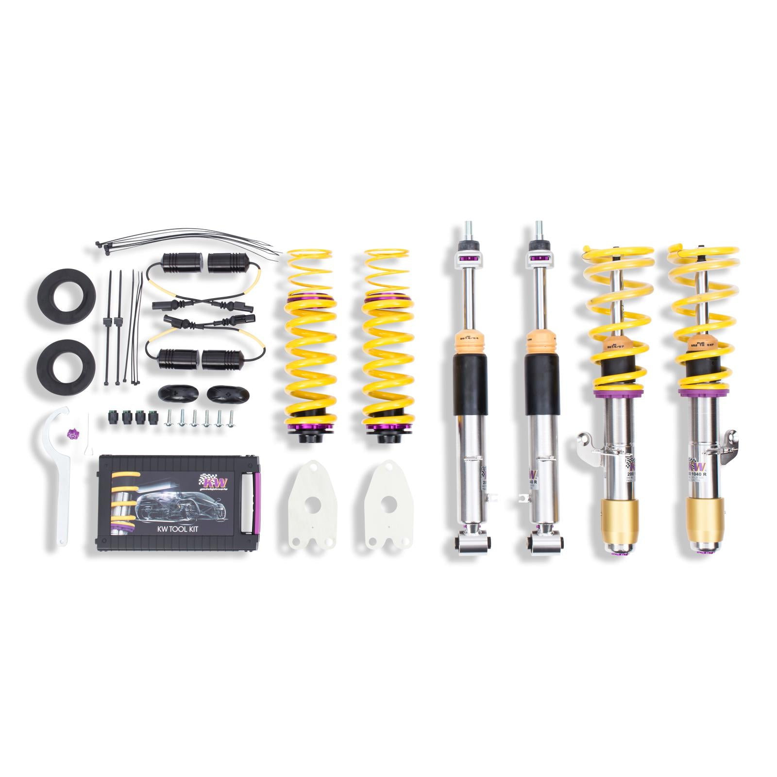 KW Gewindefahrwerk V3 inox (inkl. Stilllegung f. elektr. Dämpfer) - BMW M3 (inkl. CS) / M4 Coupé (inkl. CS)