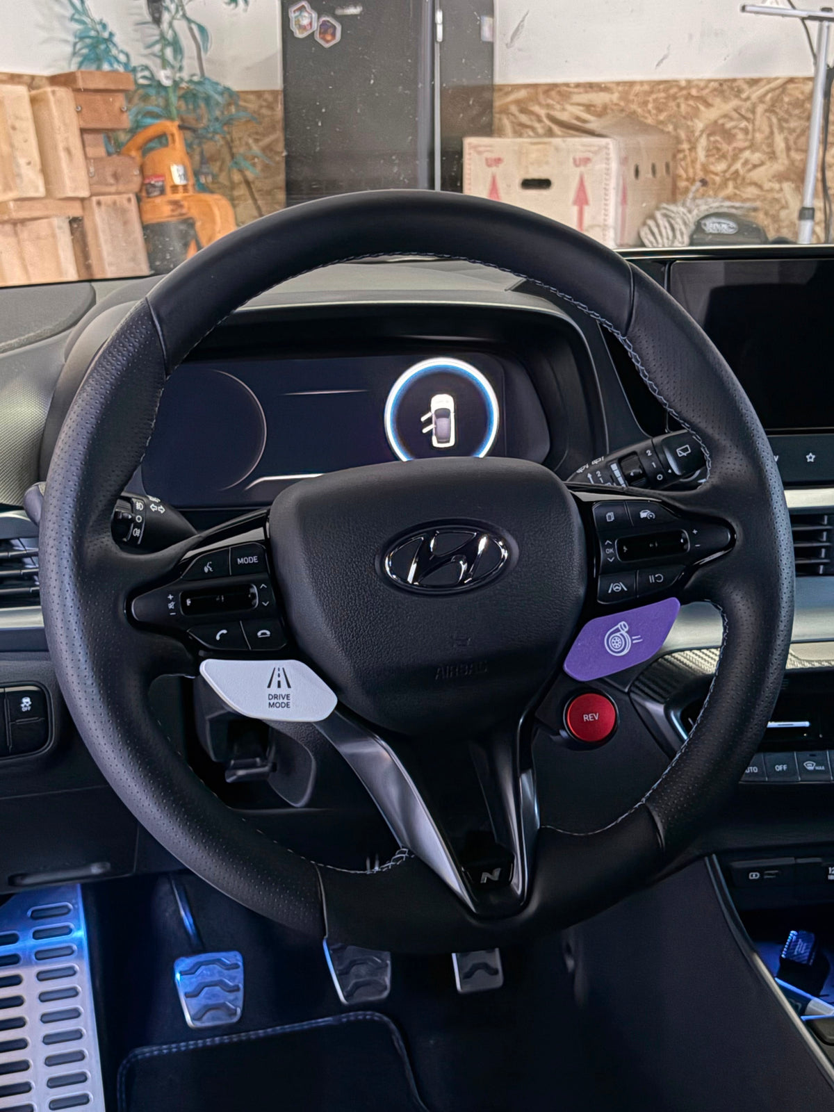 FeelTheBoost i30N Lenkradtastencover V2 für Hyundai i30N o. i20N – Drive Mode- & N-Taste