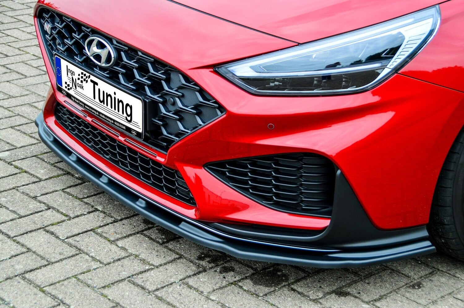 Ingo Noak Frontspoilerlippe für Hyundai I30 N + N-Line Facelift