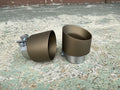 Endrohrsatz i30N Performance gebördelt gesteckt 114mm Bronze