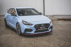 Front Ansatz V.5 passend für Hyundai I30 N Mk3 Hatchback/ Fastback schwarz Hochglanz