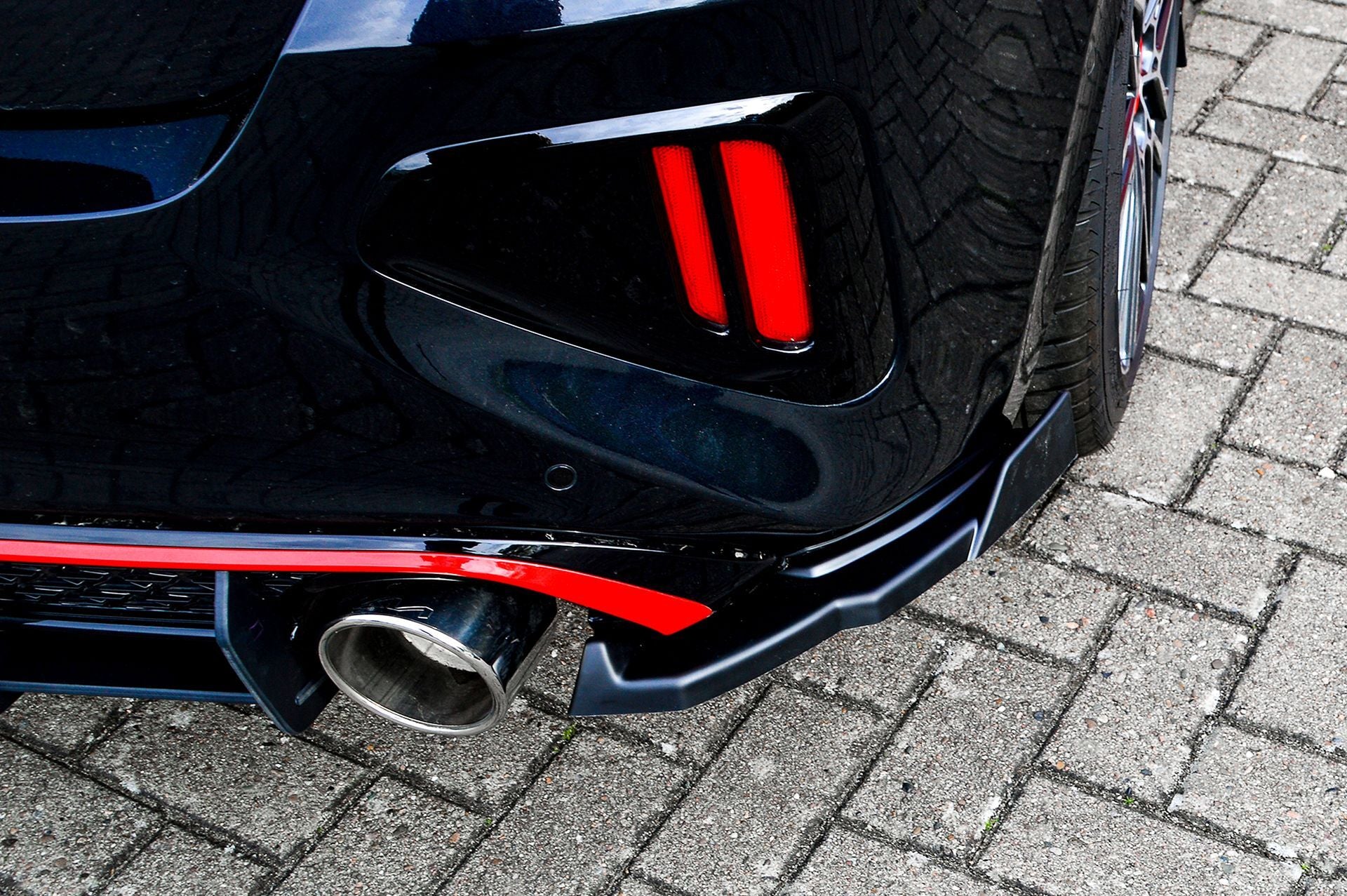 Heckdiffusor Seitenteile mit Wings für Kia Ceed GT (Facelift)