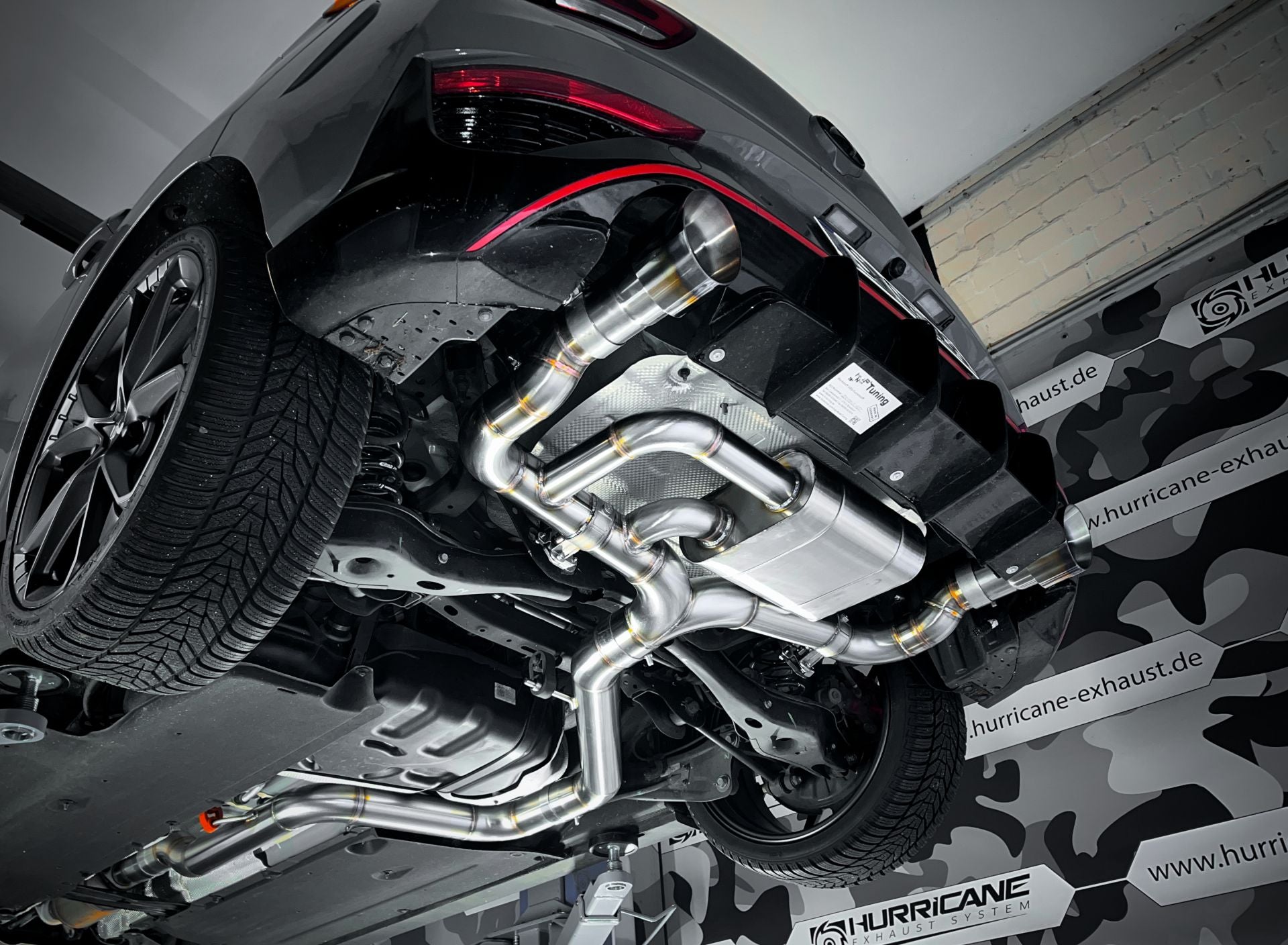 Hurricane 3,5" Abgasanlage für Hyundai i30 N Hatchback Facelift - Konfigurator