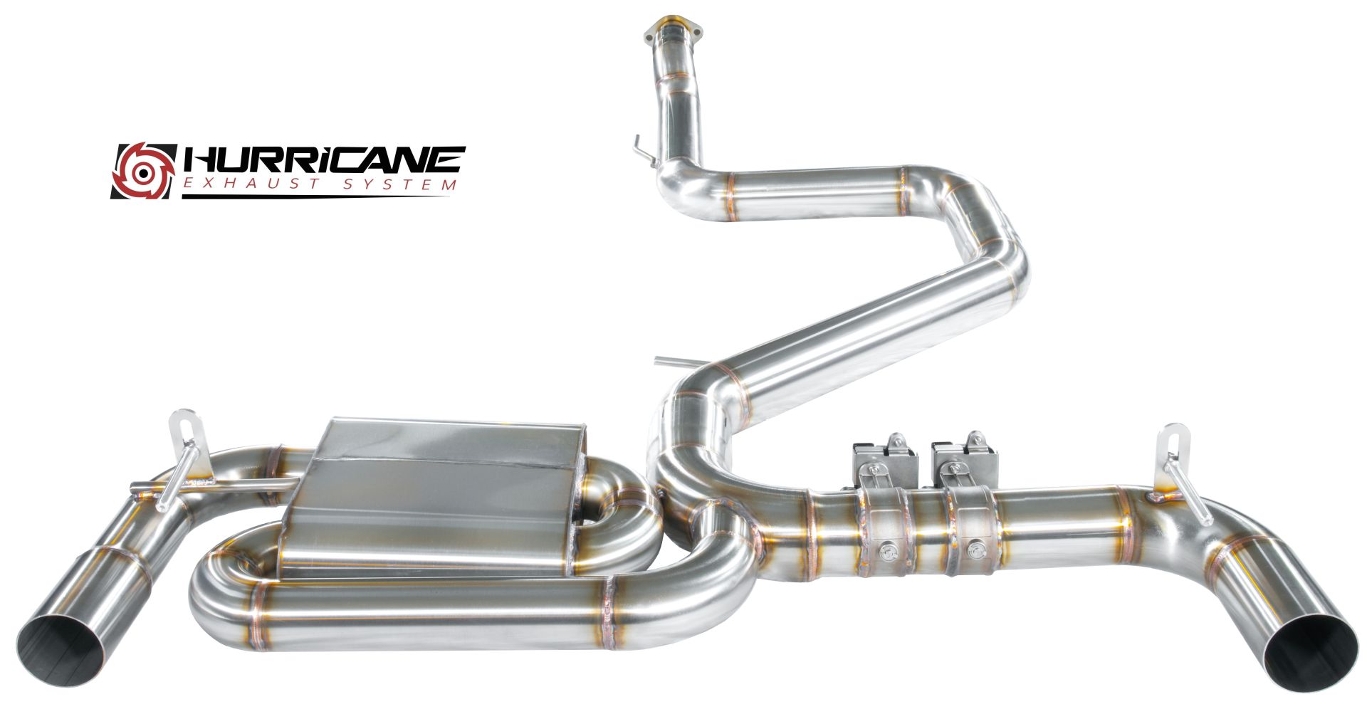 Hurricane 3,5" Abgasanlage für Hyundai i30 N Hatchback Vorfacelift - Konfigurator