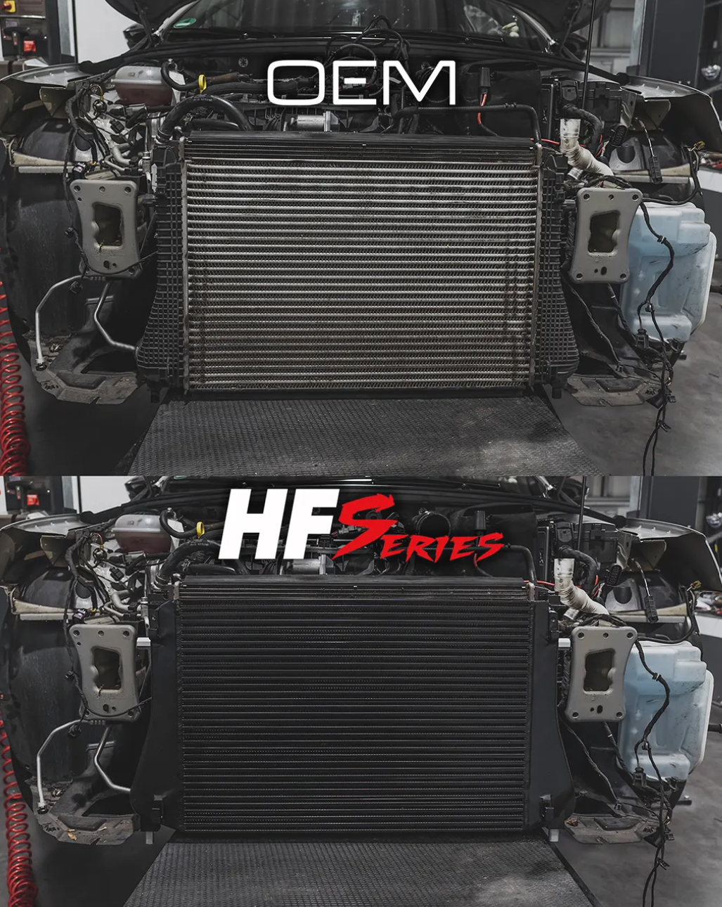 HF-Series Ladeluftkühler VAG 1.8-2.0 T(F)SI EA888 Gen.3 (z.B. Golf 7 GTI, S3 8V)