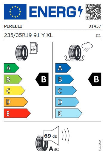 PIRELLI P-ZERO 235/35R19 91Y MFS XL
