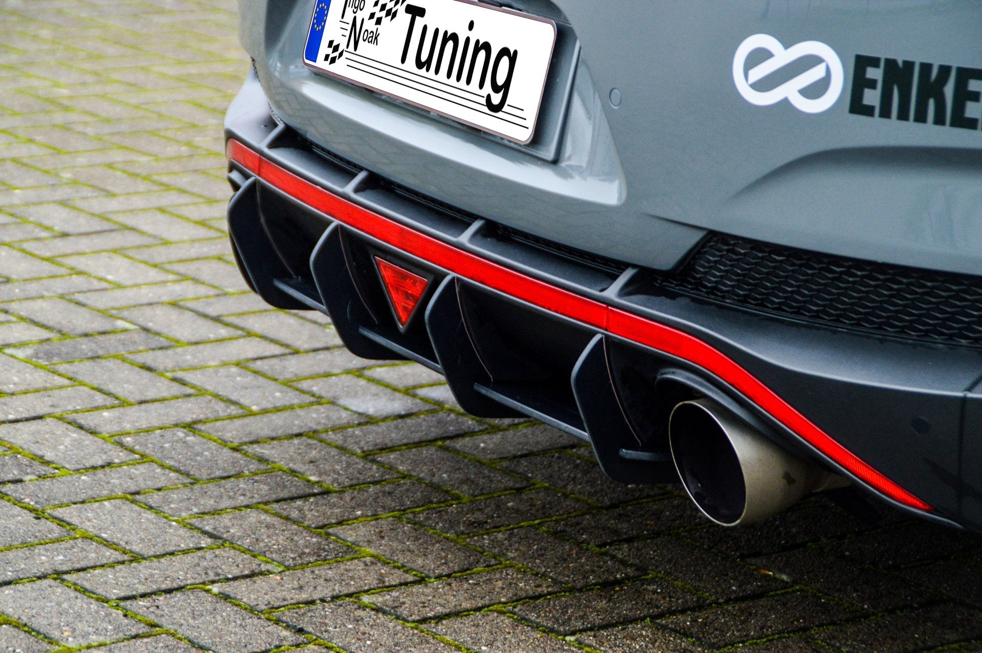 Ingo Noak Racing Heckansatz für Hyundai I30N Fastback Vorfacelift