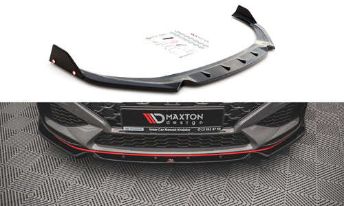 Cup Spoilerlippe Front Ansatz V.1 + Flaps für Hyundai I30 N / I30 N-Line Hatchback/Fastback Mk3 Facelift