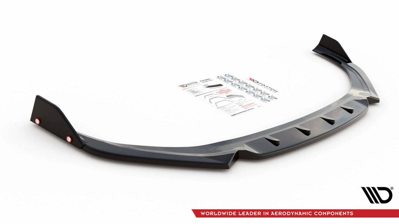 Cup Spoilerlippe Front Ansatz V.1 + Flaps für Hyundai I30 N / I30 N-Line Hatchback/Fastback Mk3 Facelift