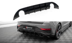Heck Ansatz Diffusor für Hyundai I30 N Hatchback Mk3 Facelift schwarz Hochglanz