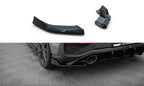 Heck Ansatz Flaps Diffusor V.6 für Hyundai I30 N Hatchback Mk3 Facelift schwarz Hochglanz