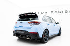 Heck Spoiler Aufsatz Abrisskante V.2 für Hyundai I30 N Hatchback Mk3 / Mk3 Facelift schwarz Hochglanz
