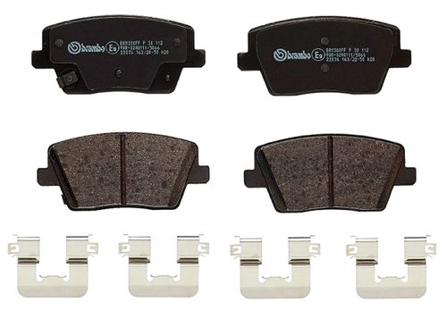 Bremsenset Hinterachse Brembo Bremsscheiben und Beläge - Hyundai i30N VFL & FL