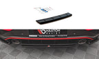 Mittlerer Cup Diffusor Heck Ansatz für Hyundai I30 N Hatchback Mk3 Facelift schwarz Hochglanz