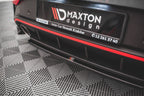 Mittlerer Cup Diffusor Heck Ansatz für Hyundai I30 N Hatchback Mk3 Facelift schwarz Hochglanz