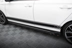 Seitenschweller Ansatz Cup Leisten V.5 + Flaps für Hyundai I30 N Mk3 / Mk3 FL Hatchback/Fastback mit ABE somit eintragungsfrei