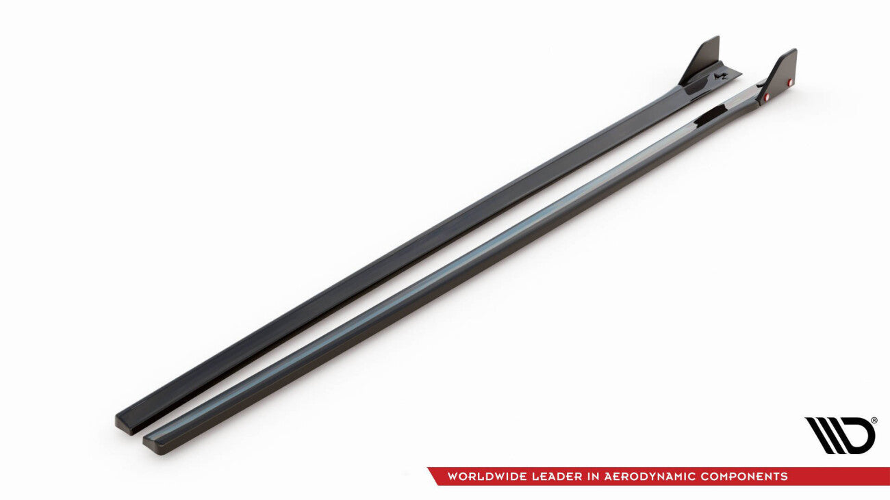 Seitenschweller Ansatz Cup Leisten V.5 + Flaps für Hyundai I30 N Mk3 / Mk3 FL Hatchback/Fastback mit ABE somit eintragungsfrei